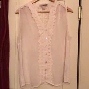 White lace blouse